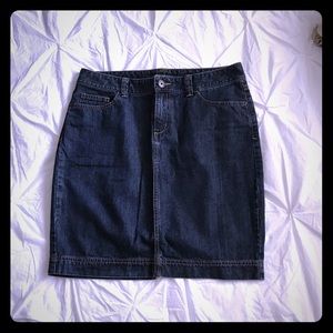 Eddie Bauer Denim Pencil Skirt